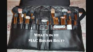 mac cosmetics makeup artist brush belt