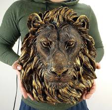 Xl Lion Head Wall Mount Over Sized Wild