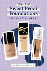 14 best sweat proof foundations to