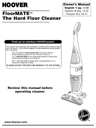 hoover floormate hard floor cleaner