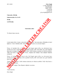 Motivation letter for university is one that helps any university to find or select the right candidate for the courses. How To Write A German Motivation Letter Germanyuni