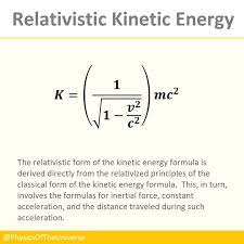 Relativistic Kinetic Energy Equation