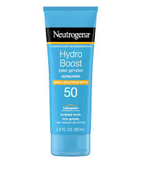 water gel lotion spf 50 sunscreen