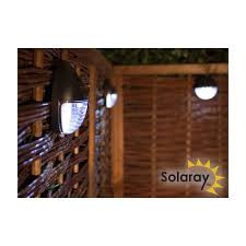 Solar Fence Wall Garden Lights By Solaray