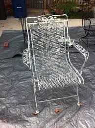 Paint A Vintage Wrought Iron Chair