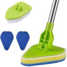 2 in 1 scrub cleaning brush with long