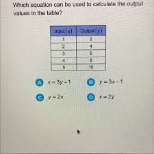 which equation can be used to calculate