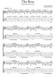 arranged for easy fingerstyle guitar by
