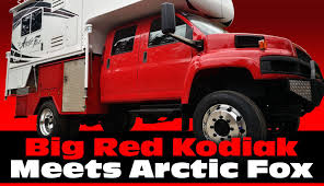 big red kodiak meets arctic fox truck
