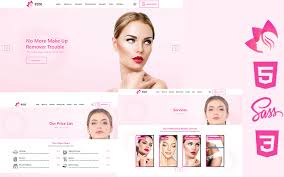 beauty salon html5 css3 theme