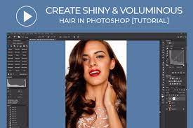 voluminous hair in photo tutorial