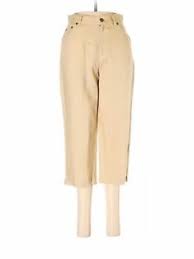 Details About Jones New York Sport Women Brown Linen Pants 6 Petite