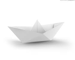 White And Blue Paper Boats Psdgraphics