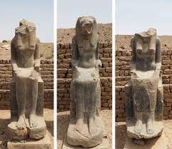 the statues of sekhmet mistress of dread