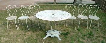 Garden Set Of 6 Chairs And Table