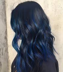 If you have dark hair, you will need to bleach it to get the exact color you want. 15 Daring Blue Black Hair Ideas Styleoholic