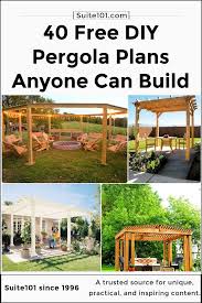 40 Free Diy Pergola Plans To Build Your