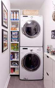 10 clever storage ideas for your tiny laundry room hgtvs via. 55 Best Small Laundry Room Photo Storage Ideas Shairoom Com Diy Laundry Room Storage Laundry Room Storage Small Laundry Room Organization