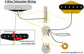 1 hum 1 vol version 2 guitar pickups telecaster guitar. 4 Way Telecaster Wiring Mod Six String Supplies