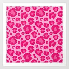 Pink Leopard Print Pattern Wallpaper