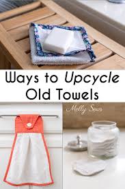 ways to upcycle old towels re use old