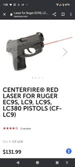ruger lc9 3206 extended mag laser