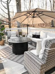 Outdoor Fire Pit Table Patio