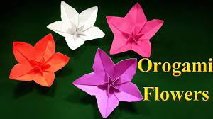 make origami flowers easy