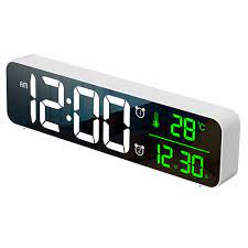 Todo Led Digital Wall Clock With Alarm