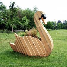 Swan Planter Playground Planters
