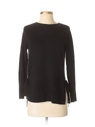 Details About Halogen Women Black Cashmere Pullover Sweater Xxs Petite