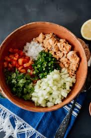 canned salmon salad ceviche style