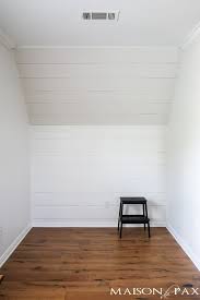 How To Plank A Wall Diy Shiplap