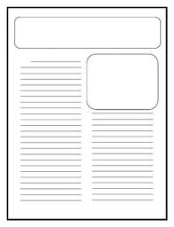 Class Newspaper Template Tpt Language Arts Lessons Writing