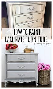 How To Paint Laminate Furniture With