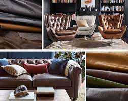 types of leather furniture pottery barn