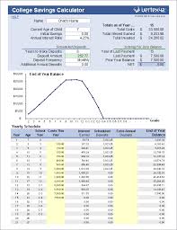 free college savings calculator for excel