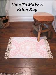 diy kilim rug the honeycomb home