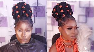 black women nigerian bridal makeup