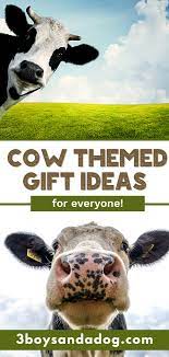 15 cow gift ideas 3 boys and a dog
