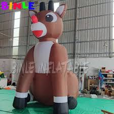 rudolph giant brown reindeer ornament