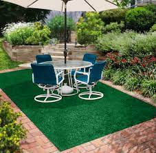 green indoor outdoor olefin carpet area rug