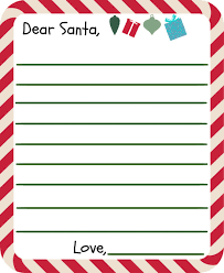 Free Printable Letter To Santa Templates And How To Get A Reply