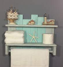 Bathroom Wall Shelf With Towel Bar