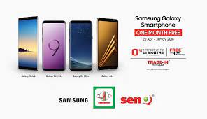The handset instalment plan is not available on a standalone basis. Get A Samsung Galaxy Smartphone With One Month Free Instalment Payment At Senheng And Senq Technave