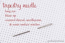 Hand Embroidery Needles How To Choose Them Use Them