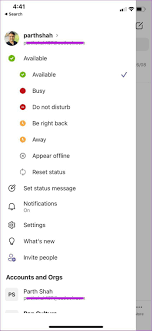 how to change status in microsoft teams