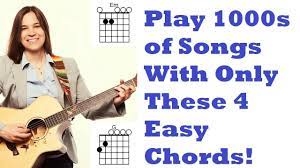 Buy beginner guitar music at amazon! First Guitar Chords You Need To Learn Easiest Beginner Guitar Chords For Playing Songs Youtube