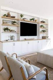 Oak Shelves Cottage Living Room