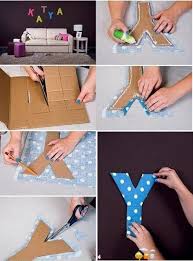 letters wall art decor cute diy projects